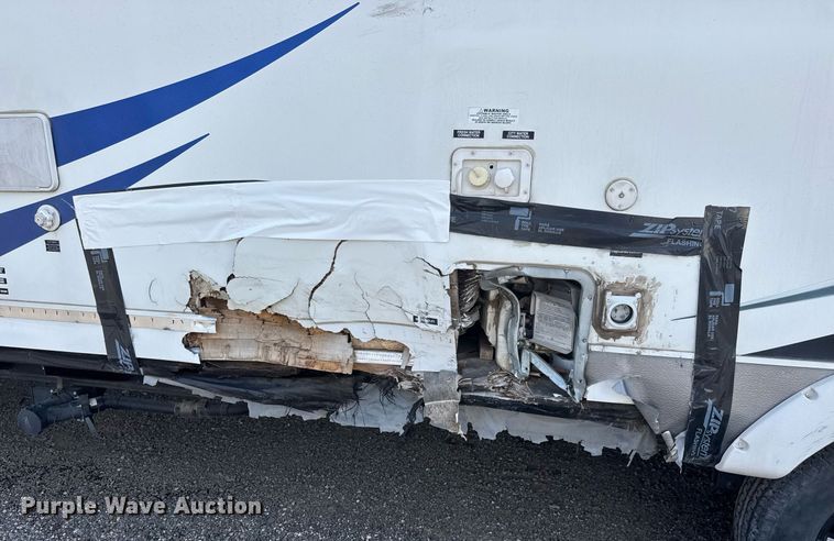 image for item EQ1301 2013 Forest River Sandstorm toy hauler camper