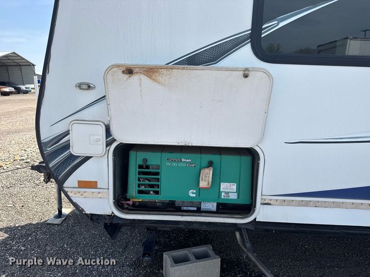 image for item EQ1301 2013 Forest River Sandstorm toy hauler camper