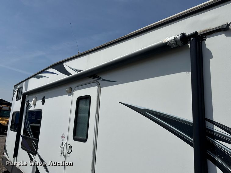 image for item EQ1301 2013 Forest River Sandstorm toy hauler camper