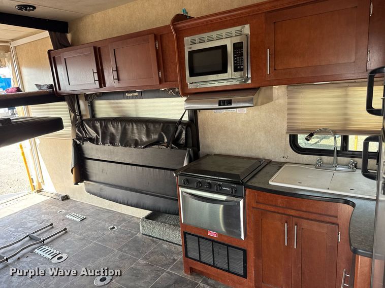 image for item EQ1301 2013 Forest River Sandstorm toy hauler camper