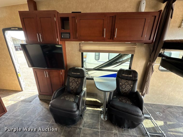 image for item EQ1301 2013 Forest River Sandstorm toy hauler camper