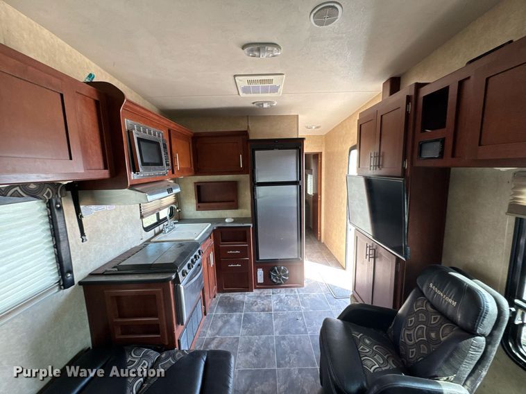 image for item EQ1301 2013 Forest River Sandstorm toy hauler camper