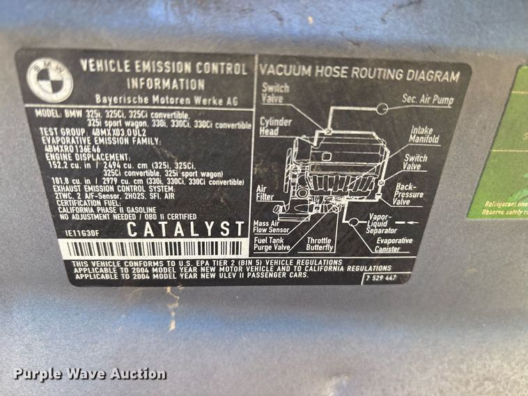 image for item OB9614 2001 BMW 330CI 