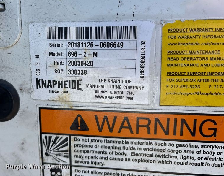 image for item OB9634 2019 Ford F350 SuperDuty XL utility bed pickup truck