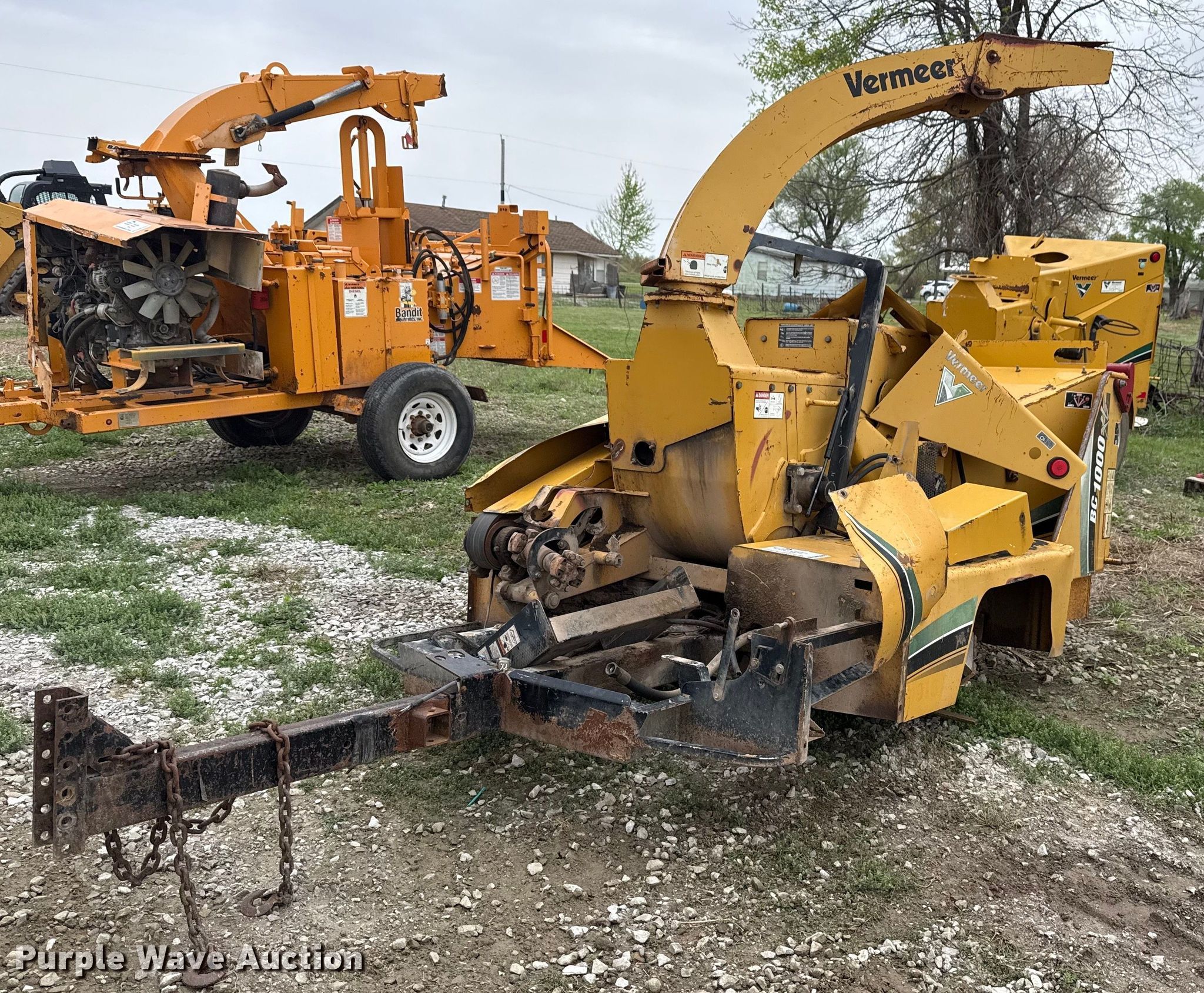 Vermeer BC1000XL wood chipper in Okmulgee, OK | Item DM5688 sold