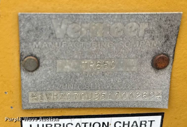 image for item DH9896 2005 Vermeer RT650 trencher