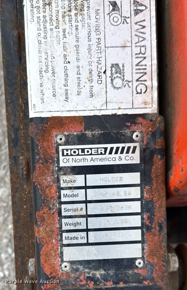 image for item DH9897 Holder C9700H municipal tractor