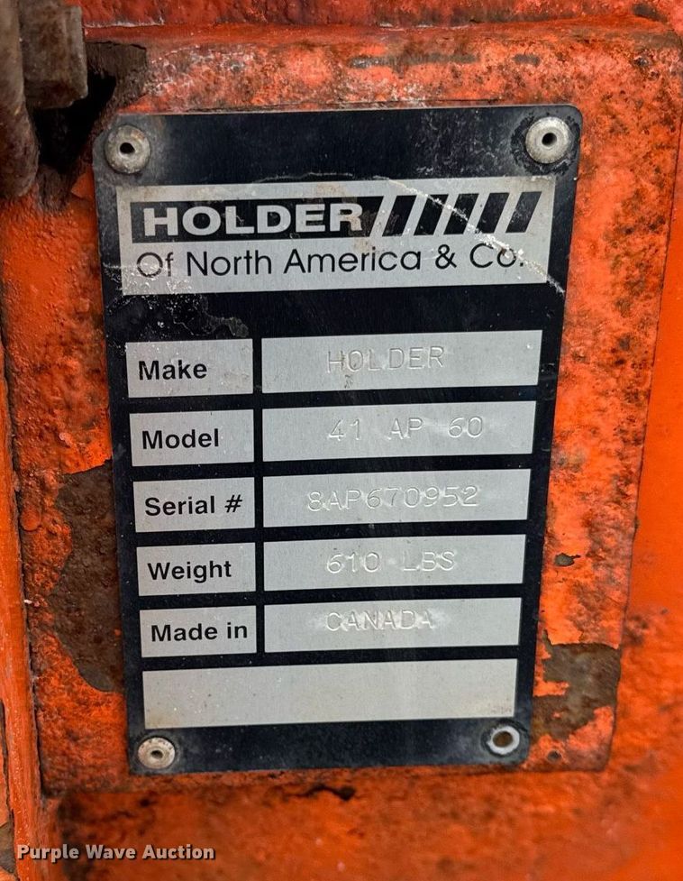 image for item DH9897 Holder C9700H municipal tractor