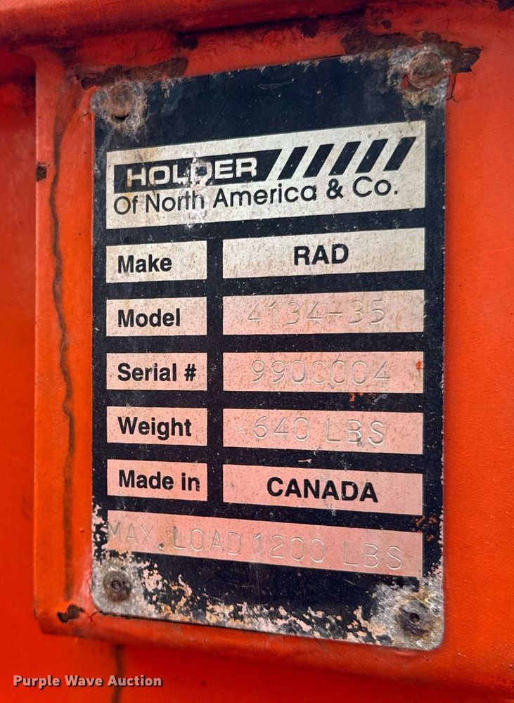 image for item DH9897 Holder C9700H municipal tractor