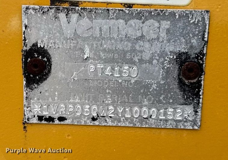 image for item DH9900 2000 Vermeer V4150A trencher