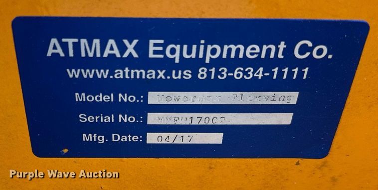 image for item DH9901 2017 ATMAX MowerMax Flexwing  municipal tractor