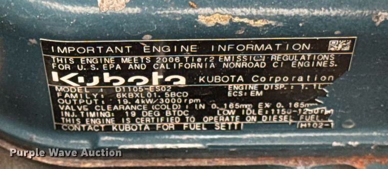 image for item DH9902 2009 Ditch Witch XT850 mini excavator / tool carrier