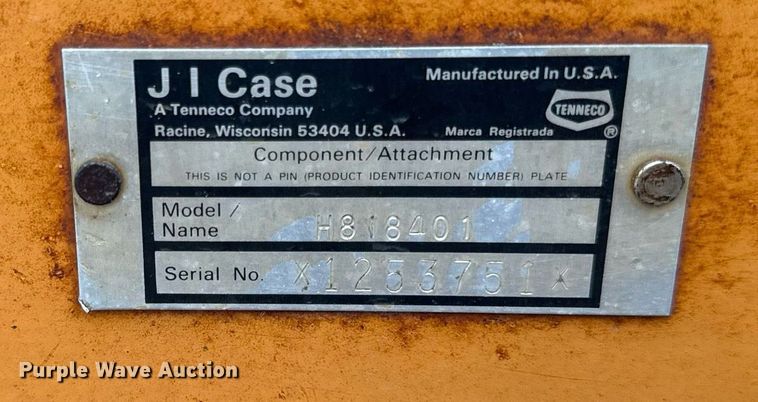 image for item DH9904 1986 Case 25+4XP trencher