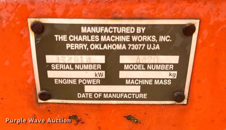 image for item DH9910 1999 Ditch Witch 5110 trencher