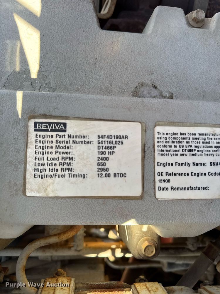 image for item DH9916 1995 International 4700 dump truck