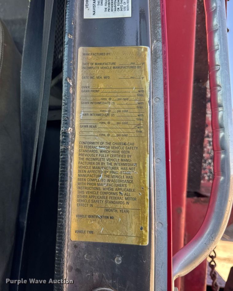 image for item DH9916 1995 International 4700 dump truck