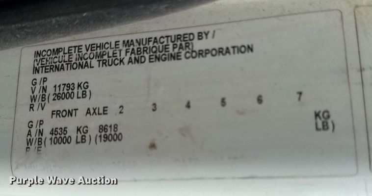 image for item DM5674 2009 International 4300 bucket truck