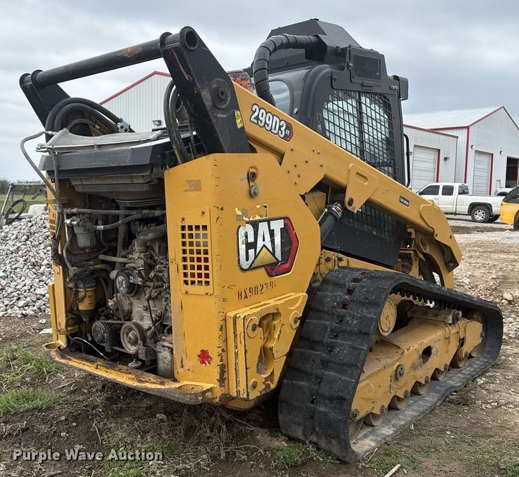image for item DM5695 2021 Caterpillar 299D3 XE tracked skid steer loader