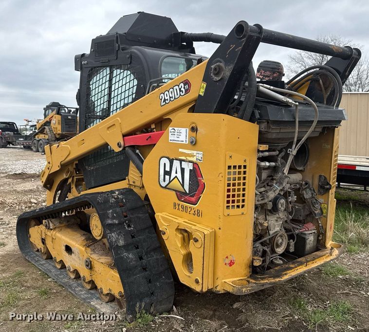 image for item DM5695 2021 Caterpillar 299D3 XE tracked skid steer loader