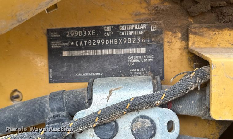image for item DM5695 2021 Caterpillar 299D3 XE tracked skid steer loader