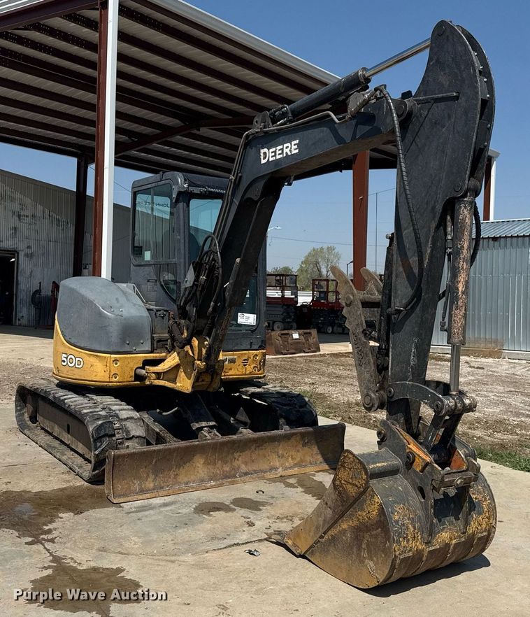 image for item DM5702 2010 John Deere 50D mini excavator