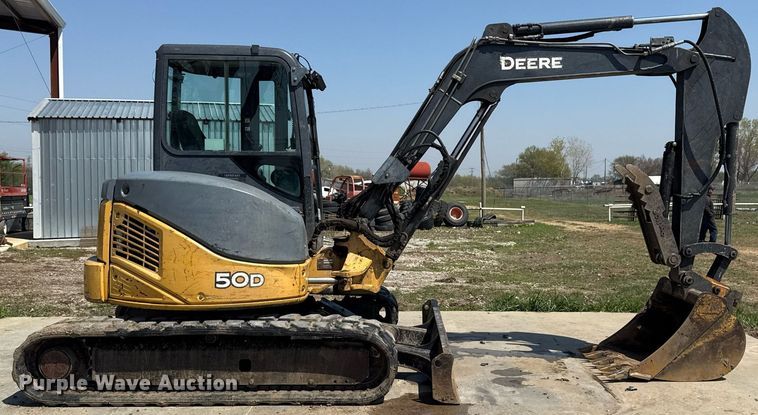 image for item DM5702 2010 John Deere 50D mini excavator