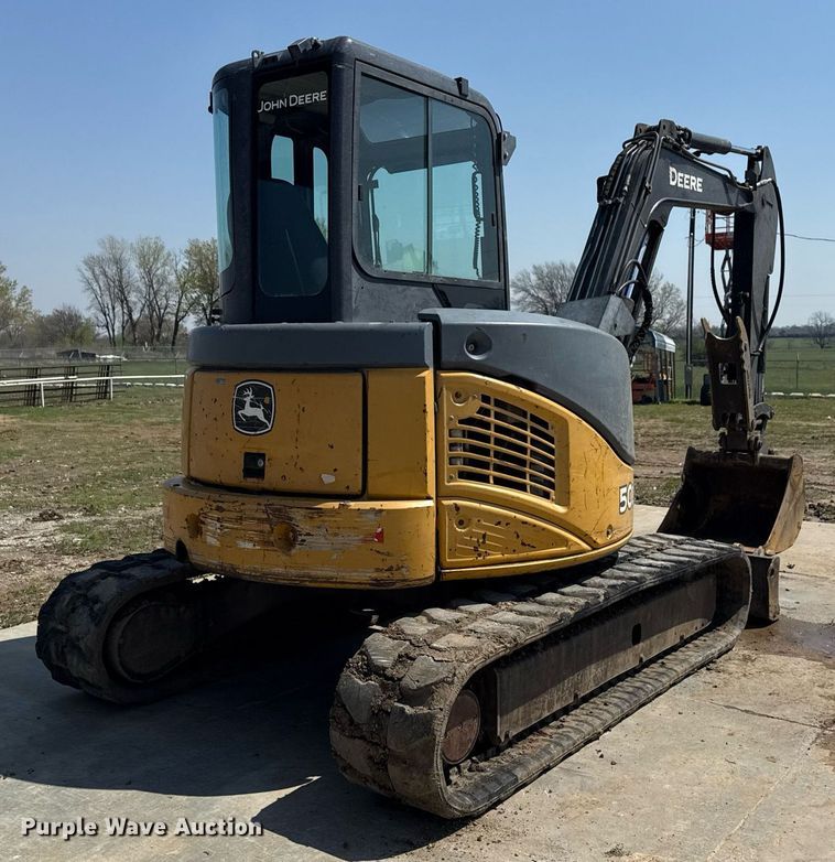 image for item DM5702 2010 John Deere 50D mini excavator