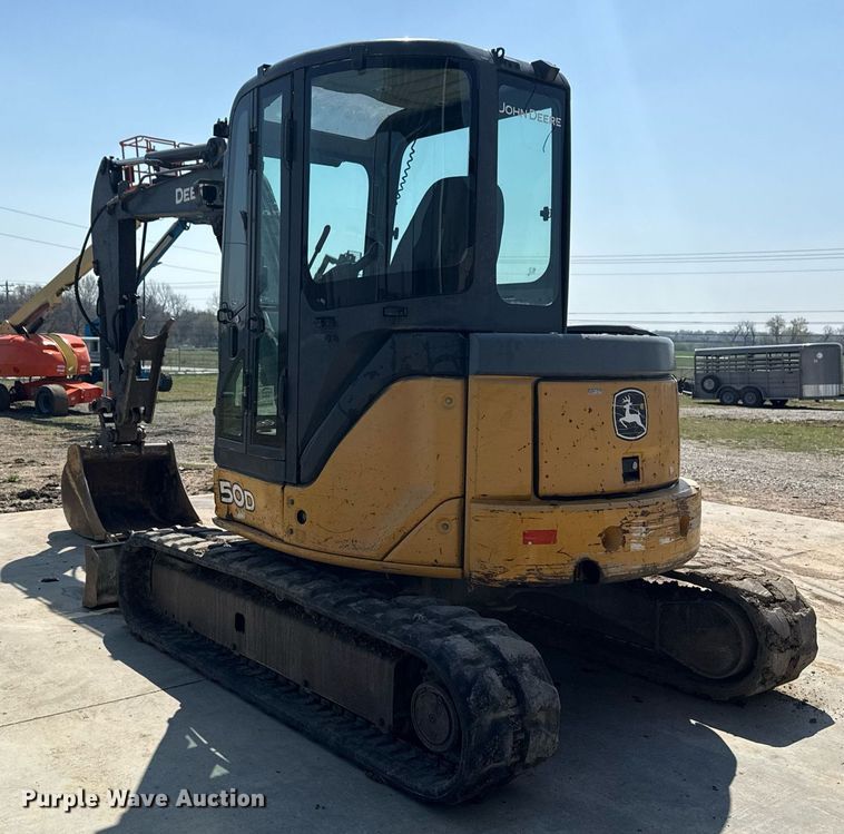 image for item DM5702 2010 John Deere 50D mini excavator