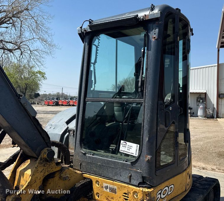 image for item DM5702 2010 John Deere 50D mini excavator