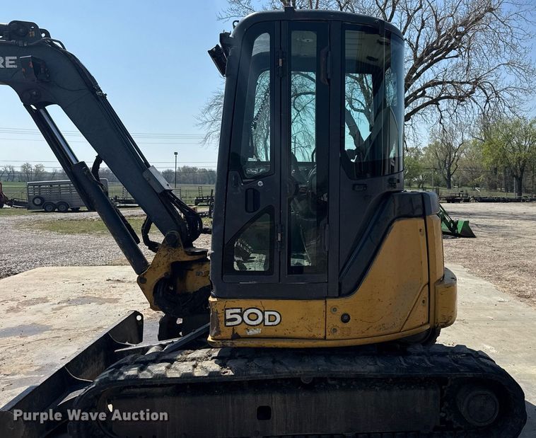 image for item DM5702 2010 John Deere 50D mini excavator