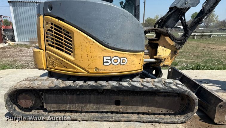 image for item DM5702 2010 John Deere 50D mini excavator