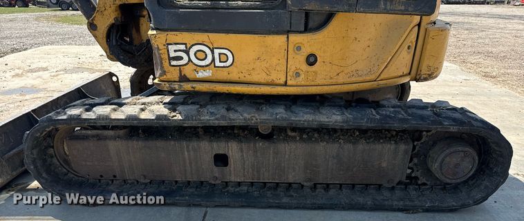 image for item DM5702 2010 John Deere 50D mini excavator