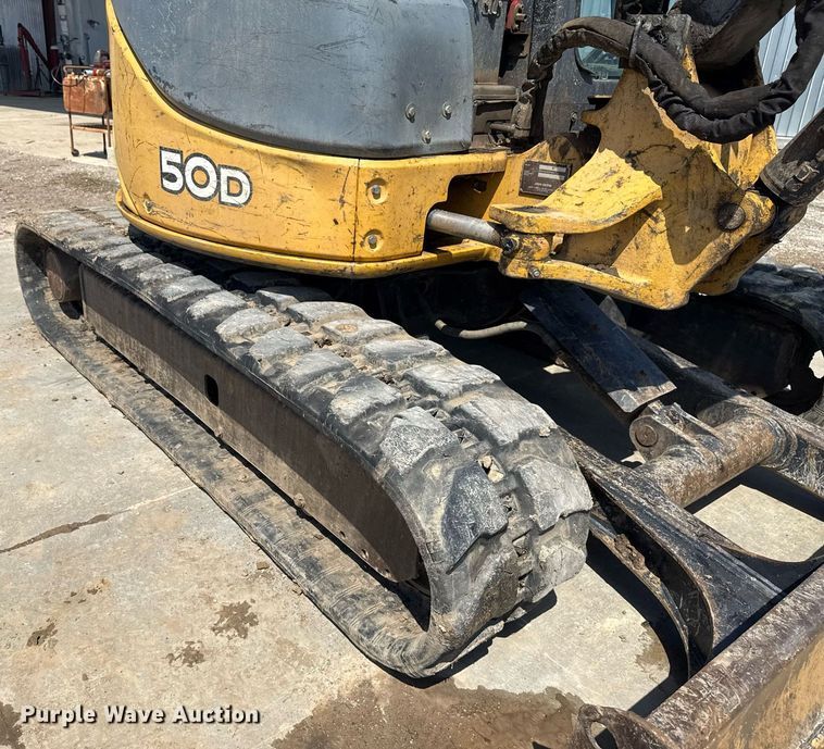 image for item DM5702 2010 John Deere 50D mini excavator
