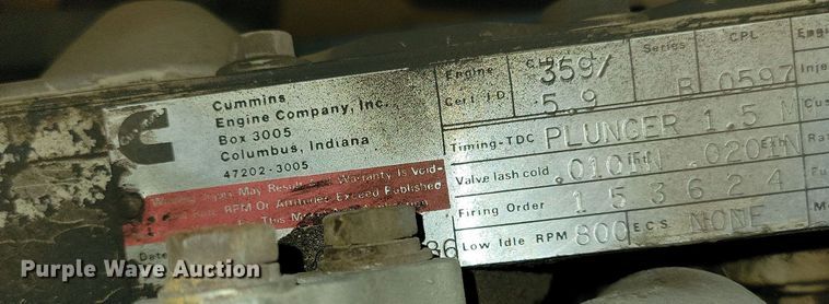 image for item DN3723 1969 American 4250 crane