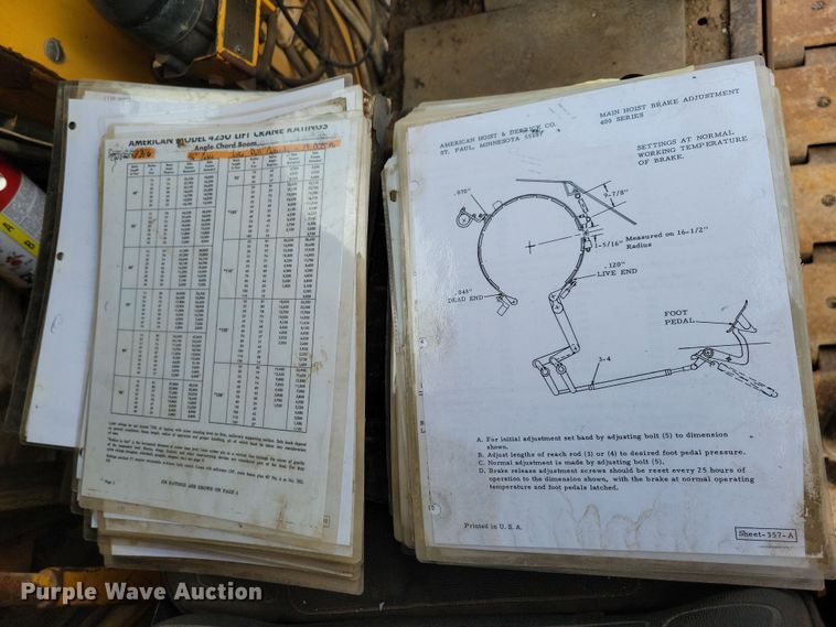 image for item DN3723 1969 American 4250 crane