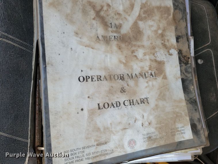 image for item DN3723 1969 American 4250 crane