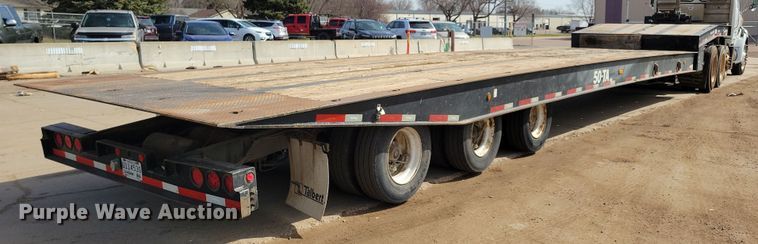 image for item DN3725 2014 Talbert 5048TA tilt deck equipment trailer