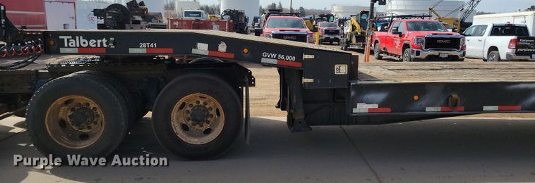 image for item DN3725 2014 Talbert 5048TA tilt deck equipment trailer