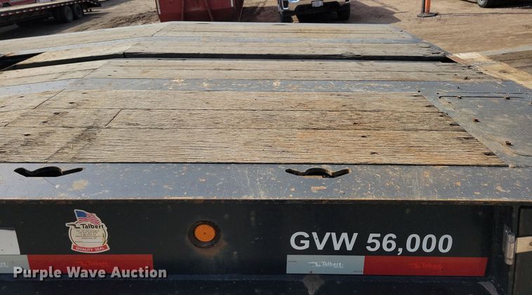 image for item DN3725 2014 Talbert 5048TA tilt deck equipment trailer