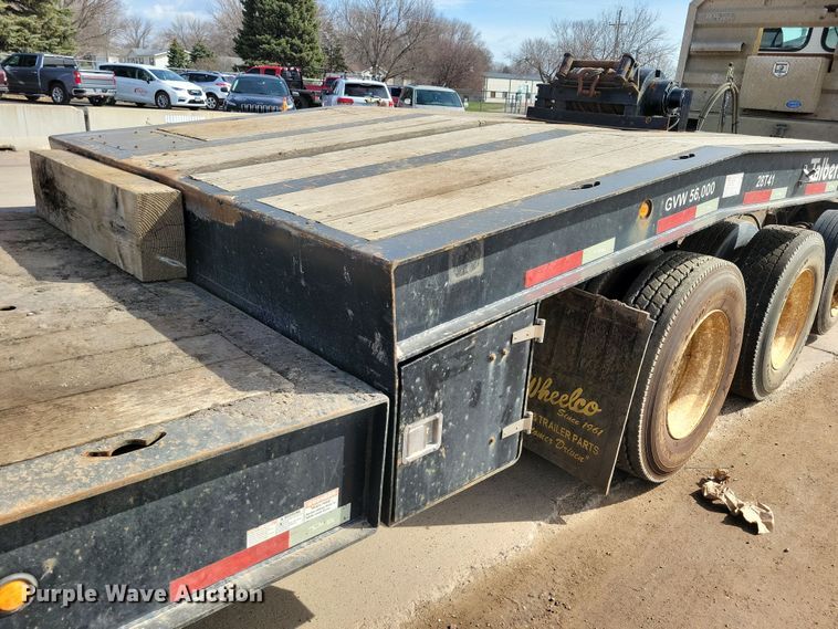 image for item DN3725 2014 Talbert 5048TA tilt deck equipment trailer