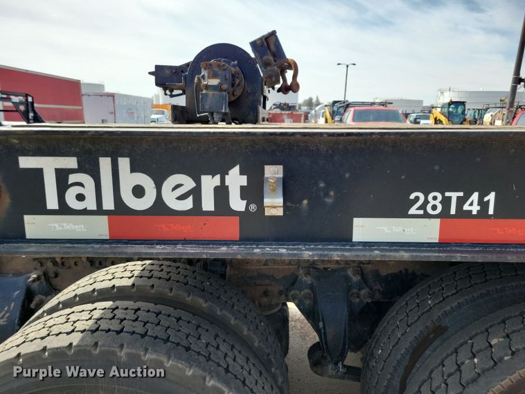 image for item DN3725 2014 Talbert 5048TA tilt deck equipment trailer