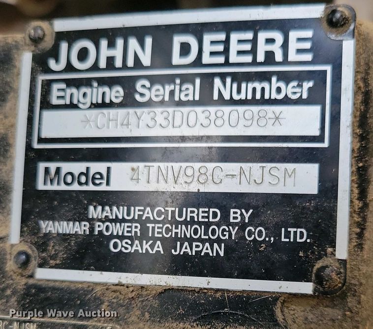 image for item DN3738 2023 John Deere 320G skid steer loader