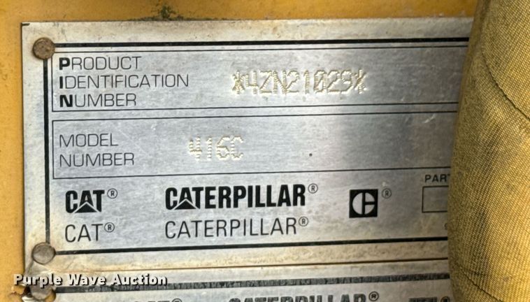 image for item DO0742 2000 Caterpillar 416C backhoe