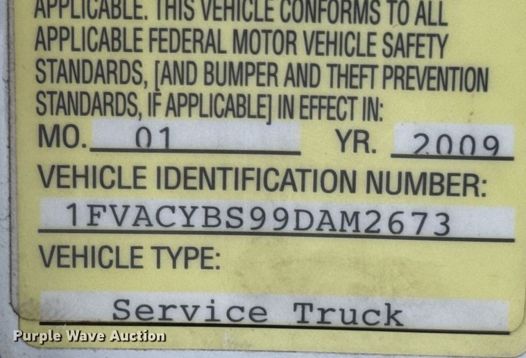 image for item DO0770 2009 Freightliner Business Class M2 bucket truck