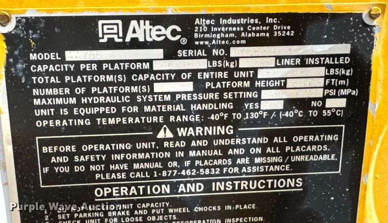 image for item DO0776 1999 International 4700 bucket truck