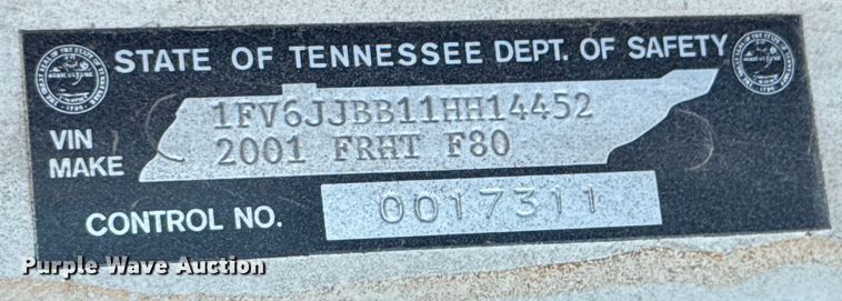 image for item DO0778 2001 Freightliner F80 bucket truck