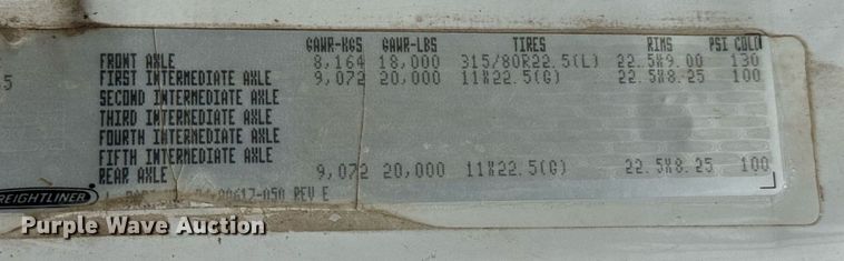 image for item DO0780 2002 Freightliner FL80 digger derrick truck