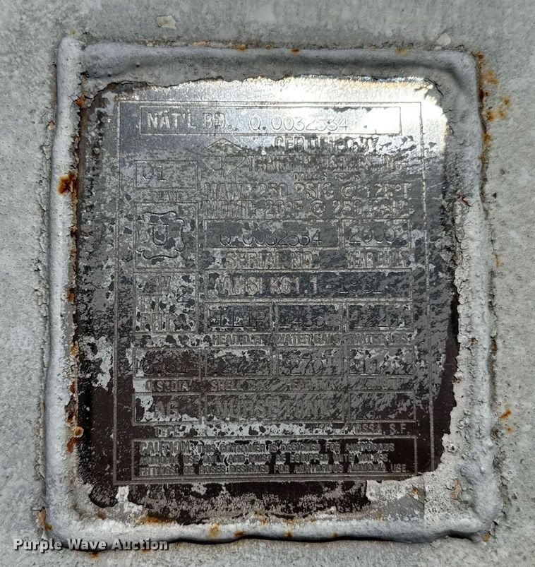 image for item DO0813 2000 Trinity Industries NH3 tank