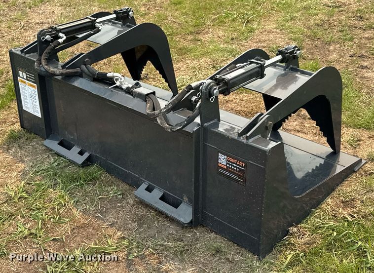 image for item DO0835 2023 Wolverine GB-11-72W skid steer grapple bucket