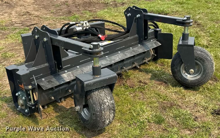 image for item DO0836 2024 LandHonor PR-12-72W skid steer power rake